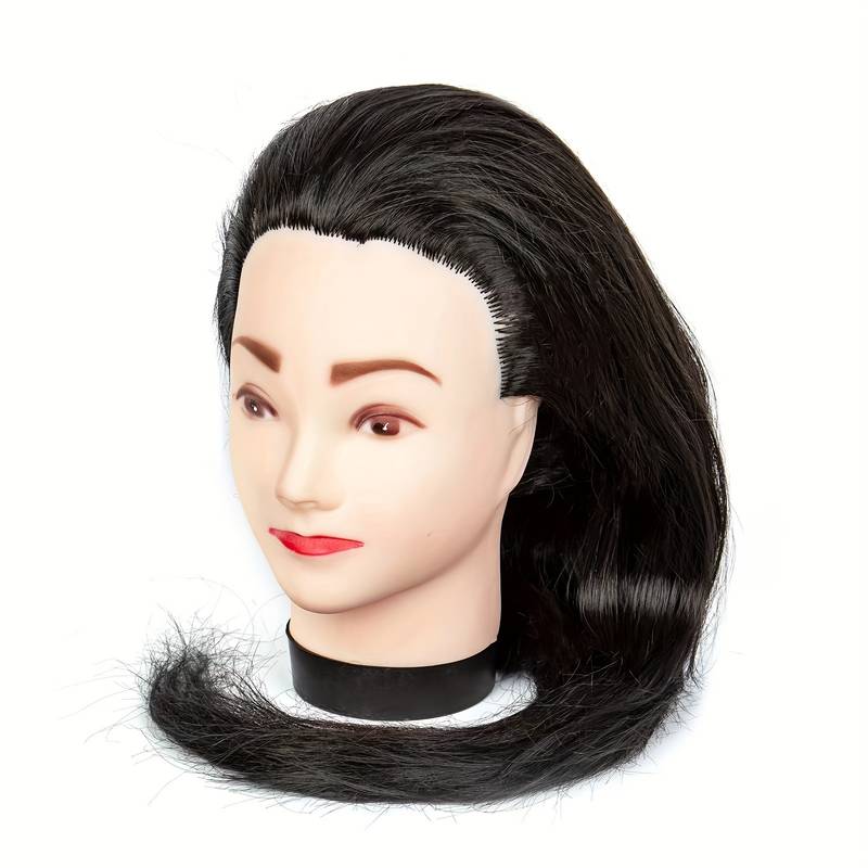 Mannequin Head Manikin Training Head Synthetic Fiber Hair - Temu